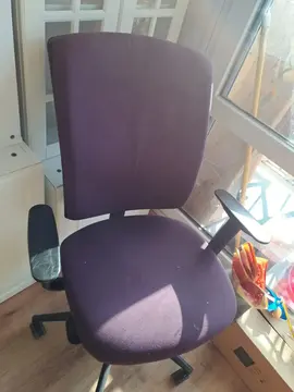 Fauteuil de bureau réglable violette