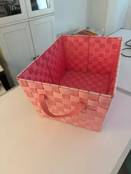 Grande corbeille en tissu