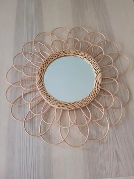 Miroir en osier