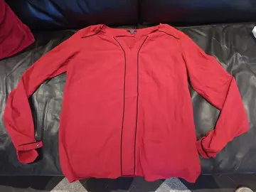 chemise femme rouge