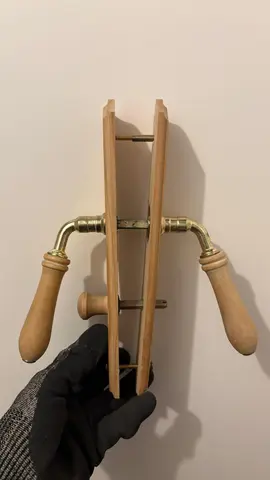 Poignées de porte en bois (lot de 6)