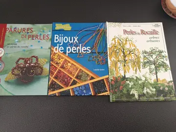 livres bijoux en perles