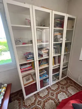 2 Bibliothèques IKEA Billy avec portes vitrées