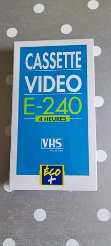Cassette vidéo E-240 4 heures - Neuf -