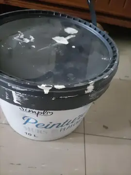 pot de peinture blanche (10 litres )
