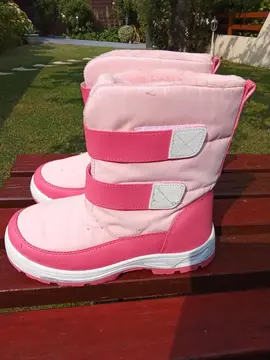 bottes roses enfant