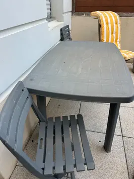 table et chaises de jardin