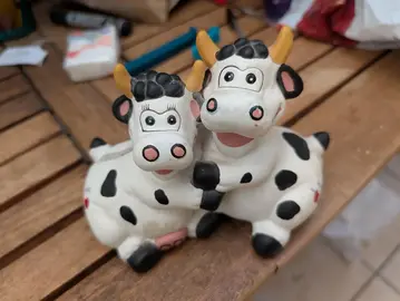 Tirelire vaches