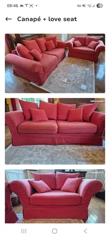 Canapé convertible + fauteuil
