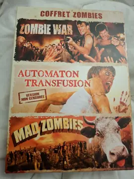 Coffret Zombies en dvd