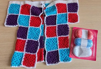 Veste au crochet