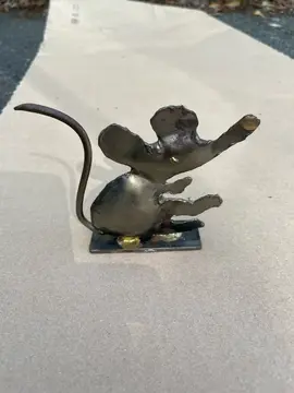 souris décorative artisanale