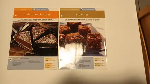 2 fiches recettes desserts au chocolat