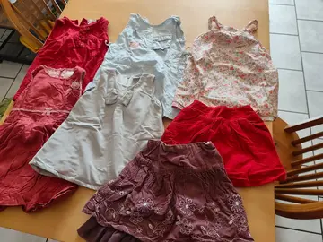 gros lot vêtements bébé fille 18 mois