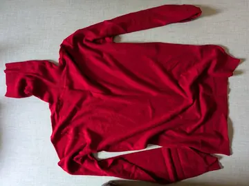 pull col roulé rouge Zara