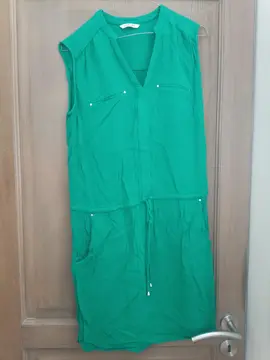 robe verte camaïeu M