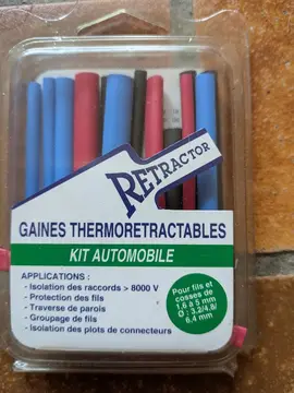 Gaines thermo rétractables auto