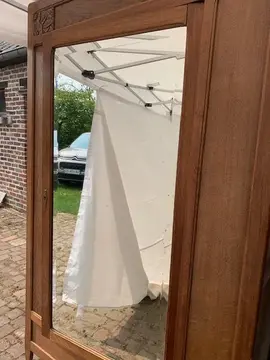 Armoire année 1930 à miroir biseauté