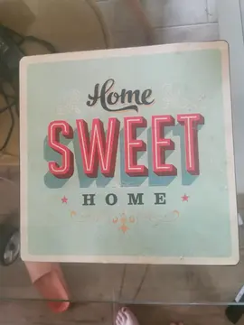 Plaque en fer style vintage