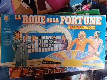 Jeu vintage la roue de la fortune