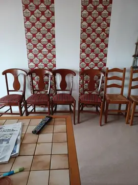 chaises en bois