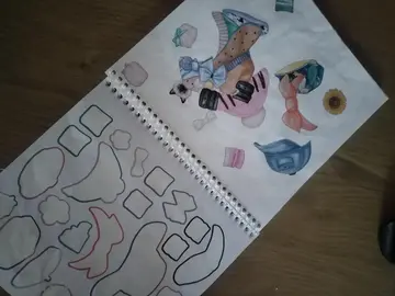 livre avec autocollant