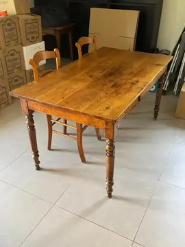table ancienne 150 x 80