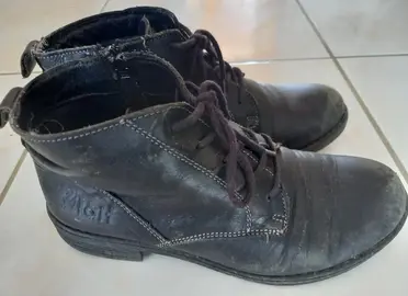 bottines en cuir T36