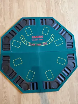 plateau de poker pliant