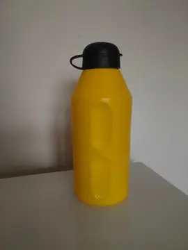 Gourde plastique jaune pour VTT