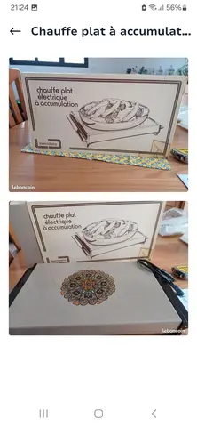chauffe plat à accumulation