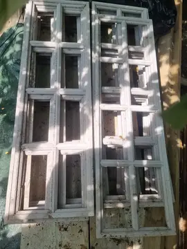 14 cadres croisillons fenêtres en bois