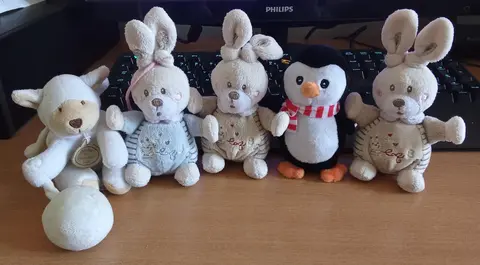 Lot mini-peluches