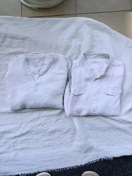 lot de 2 chemises blanches manche longue enfant