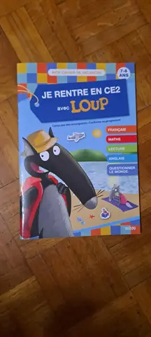 cahier de vacances ce1/ce2 Loup