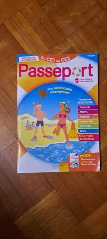 cahier de vacances ce1/ce2 Passeport