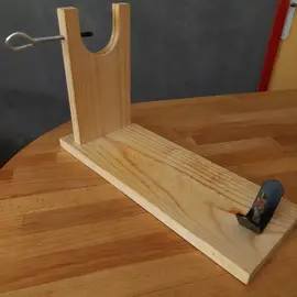 porte jambon en bois