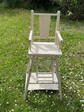 chaise haute bois