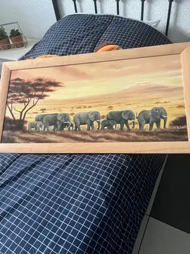 cadre motif éléphant
