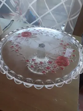 plat en verre plateau