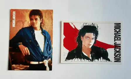 carte postale chanteur MICHAEL JACKSON