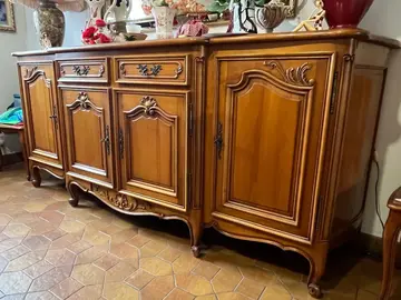 buffet merisier 4 portes 2 tiroirs