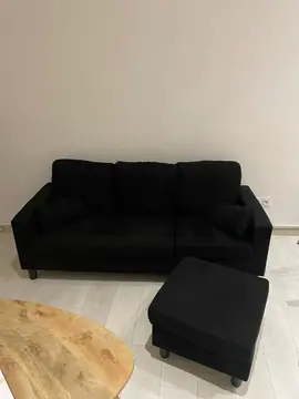 Canapé + pouf
