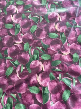 Nappe ronde plastifiée