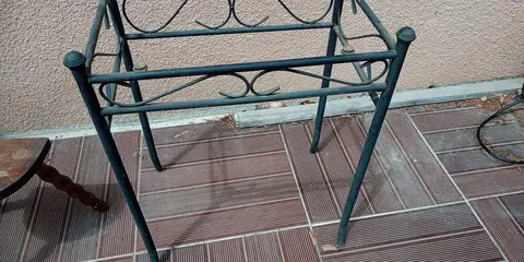 structure fer forgé table