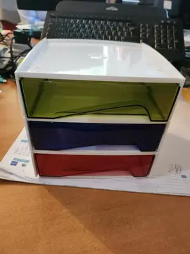 petit rangement de bureau 3 tiroirs