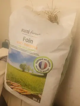 Foin spécial rongeurs aux carottes