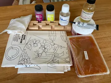 matériel « complet »peinture sur soie .