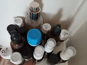 lot de flacon spray et compte-goutte