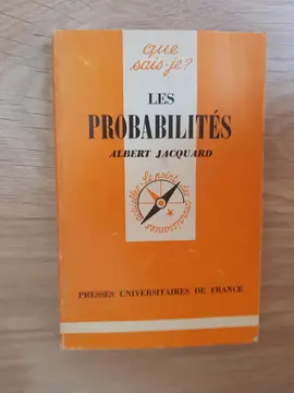 que sais-je 1976 : les probabilités